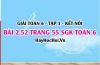 Bài 2.52 SGK Toán 6 tập 1 Kết nối tri thức